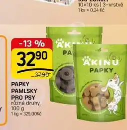 Flop PAPKY PAMLSKY PRO PSY různé druhy nabídka