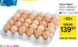 Tesco Tesco Vejce, 30 ks. velikost S nabídka