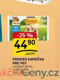 Flop FRISKIES KAPSIČKA PRO PSY vybrané druhy nabídka