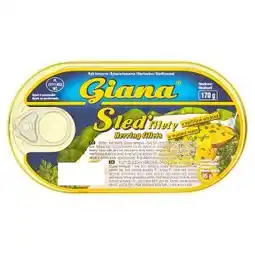 Tesco Giana Sleď filety 170g, vybrané druhy nabídka