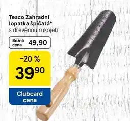 Tesco Tesco Zahradní lopatka špičatá, s dřevěnou rukojetí nabídka