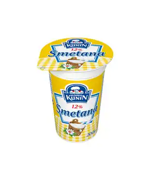 Kunín Smetana na vaření 12 % 200g