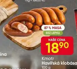 Hruška Havířská klobása nabídka