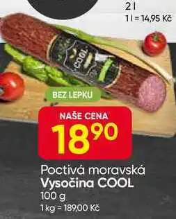 Hruška Vysočina COOL nabídka