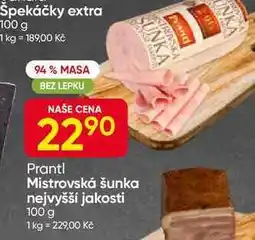 Hruška Mistrovská šunka nejvyšší jakosti nabídka