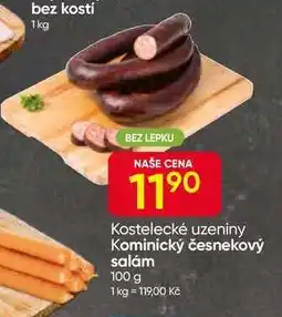 Hruška Kominický česnekový salám nabídka