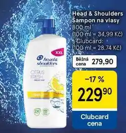 Tesco Head & Shoulders Sampon na vlasy nabídka
