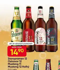 Hruška Mustang 11° 0,5l sklo nabídka