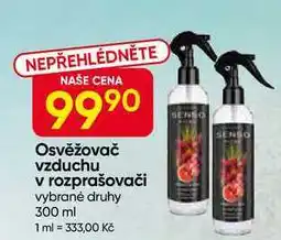 Hruška Osvěžovač vzduchu v rozprašovači vybrané druhy nabídka