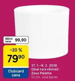 Tesco Obal na květináč Zeus Palette 13 cm, více barev nabídka