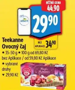 Albert Teekanne Ovocný čaj nabídka