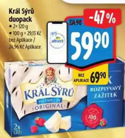 Albert Král Sýrů duopack nabídka