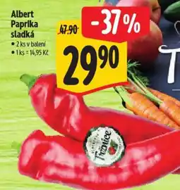 Albert Albert Paprika sladká nabídka