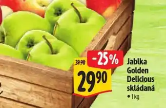 Albert Jablka Golden Delicious skládaná nabídka