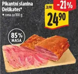Albert Pikantní slanina Delikates nabídka