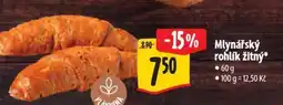 Albert Mlynářský rohlík žitný nabídka