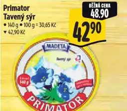 Albert Madeta Primator Tavený sýr nabídka