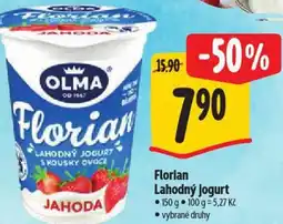 Albert Olma Florian Lahodný jogurt nabídka