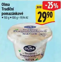 Albert Olma Tradiční pomazánkové nabídka