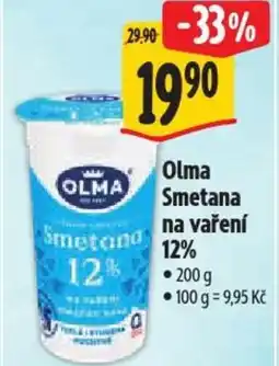Albert Olma Smetana na vaření 12% nabídka