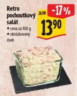 Albert Retro pochoutkový salát nabídka