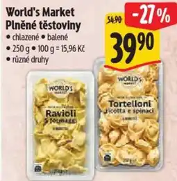 Albert World's Market Plněné těstoviny nabídka
