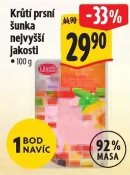 Albert Krůtí prsní šunka nejvyšší jakosti nabídka