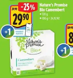 Albert Nature's Promise Bio Camembert nabídka