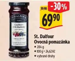 Albert St. Dalfour Ovocná pomazánka nabídka
