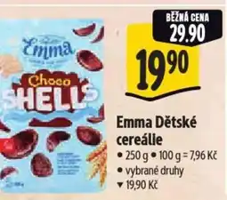 Albert Emma Dětské cereálie nabídka