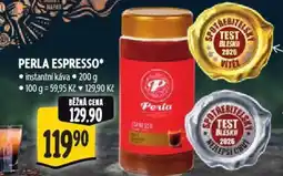 Albert Perla espresso nabídka