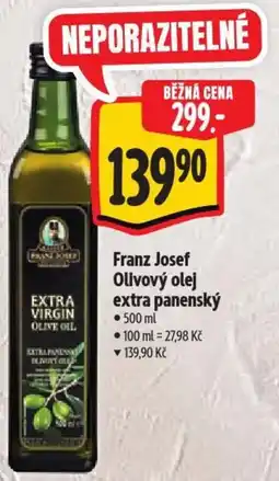 Albert Franz Josef Olivový olej extra panenský nabídka
