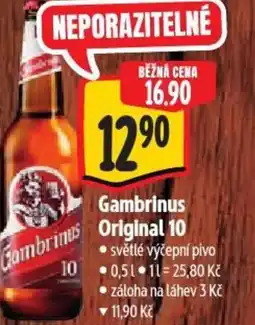 Albert Gambrinus Original 10 nabídka