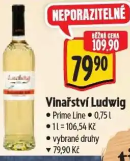 Albert Vinařství Ludwig nabídka