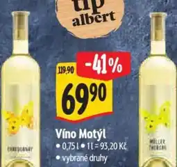 Albert Víno Motýl nabídka
