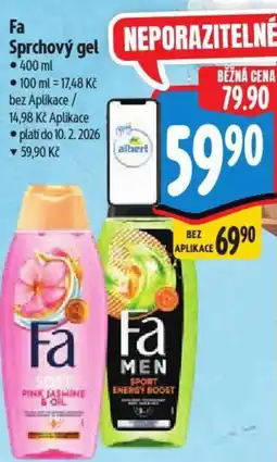 Albert Fa Sprchový gel nabídka