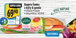 Albert Bageta Šunka z kýty & gouda nabídka