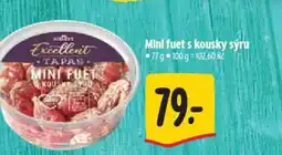 Albert Mini fuet s kousky sýru nabídka