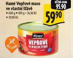 Albert Hamé Vepřové maso ve vlastní šťávě nabídka