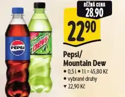 Albert Pepsi/ Mountain Dew nabídka