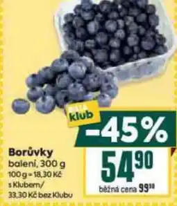 Billa Borůvky nabídka