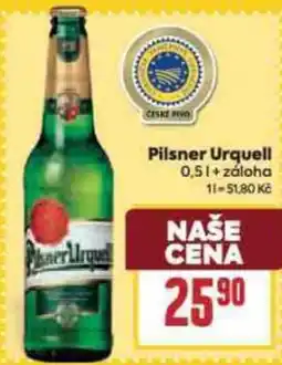 Billa Pilsner Urquell nabídka