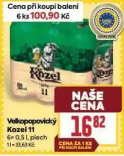 Billa Velkopopovicky Kozel 11 nabídka