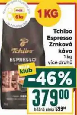 Billa Tchibo Espresso Zrnková Κάνα nabídka