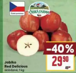Billa Jablko Red Delicious nabídka