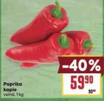 Billa Paprika kapie nabídka
