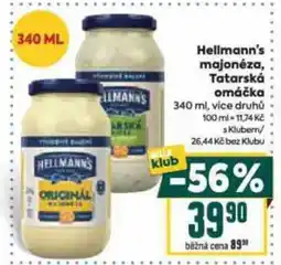 Billa Hellmann's majonéza, Tatarská omáčka nabídka