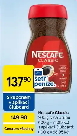 Tesco Nescafé Classic nabídka
