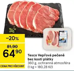 Tesco Tesco Vepřová pečeně bez kosti plátky nabídka