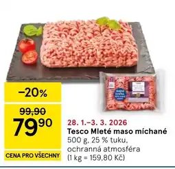 Tesco Tesco Mleté maso míchané nabídka